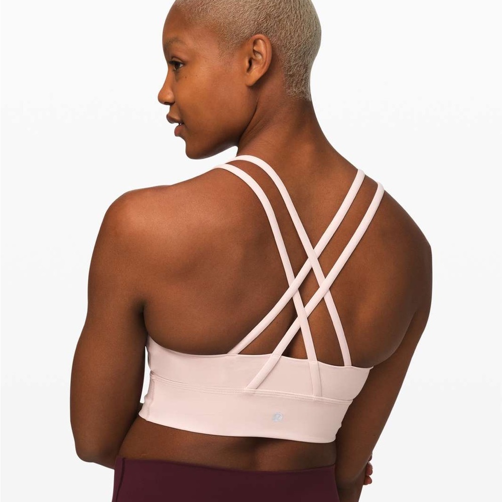 Lululemon Energy Bra Longline Pink Bliss